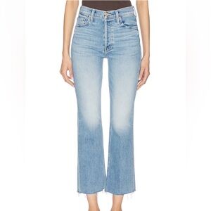 MOTHER Light Wash High-Rise Flare Jeans